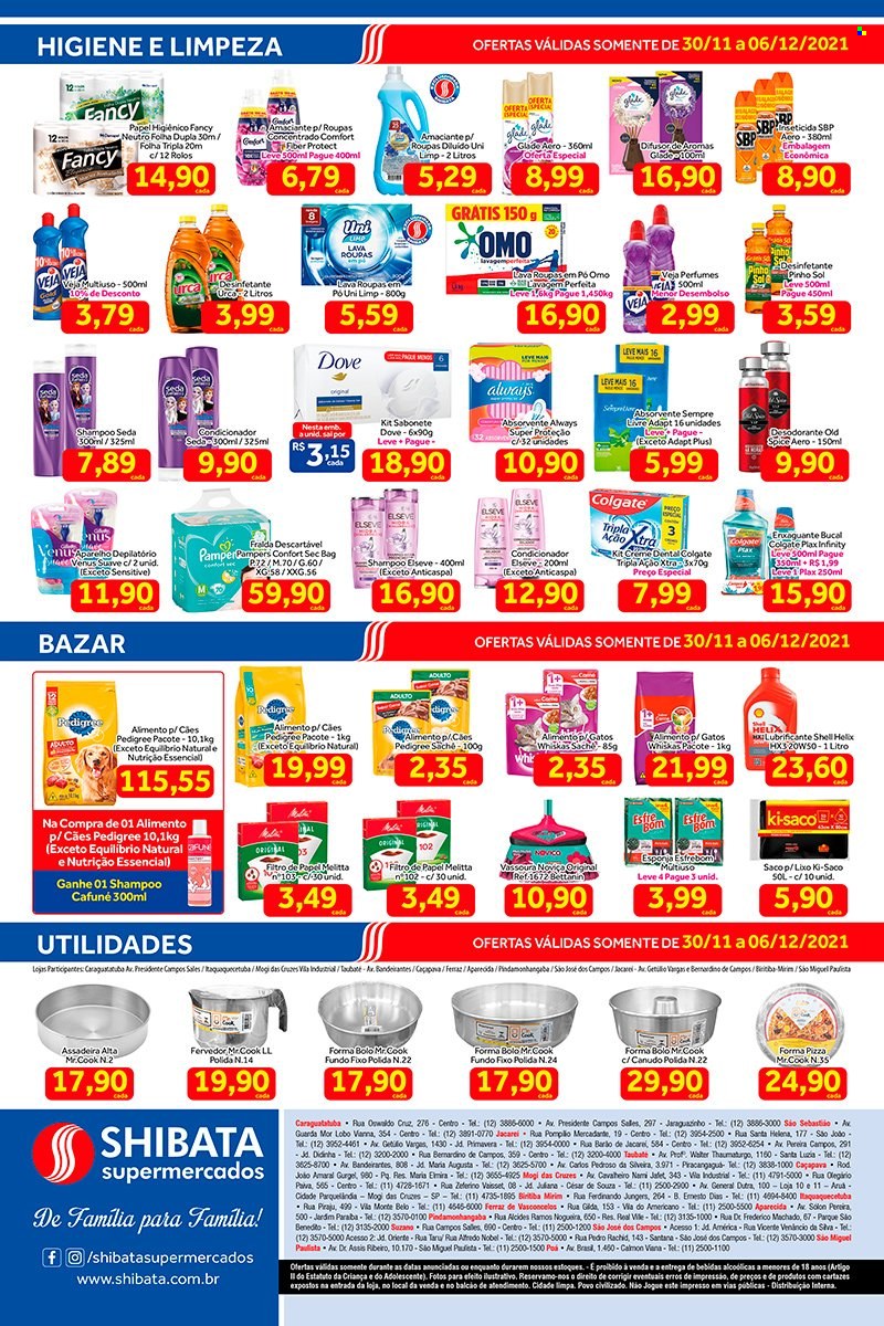 Encarte Shibata Supermercados  - 30.11.2021 - 06.12.2021.