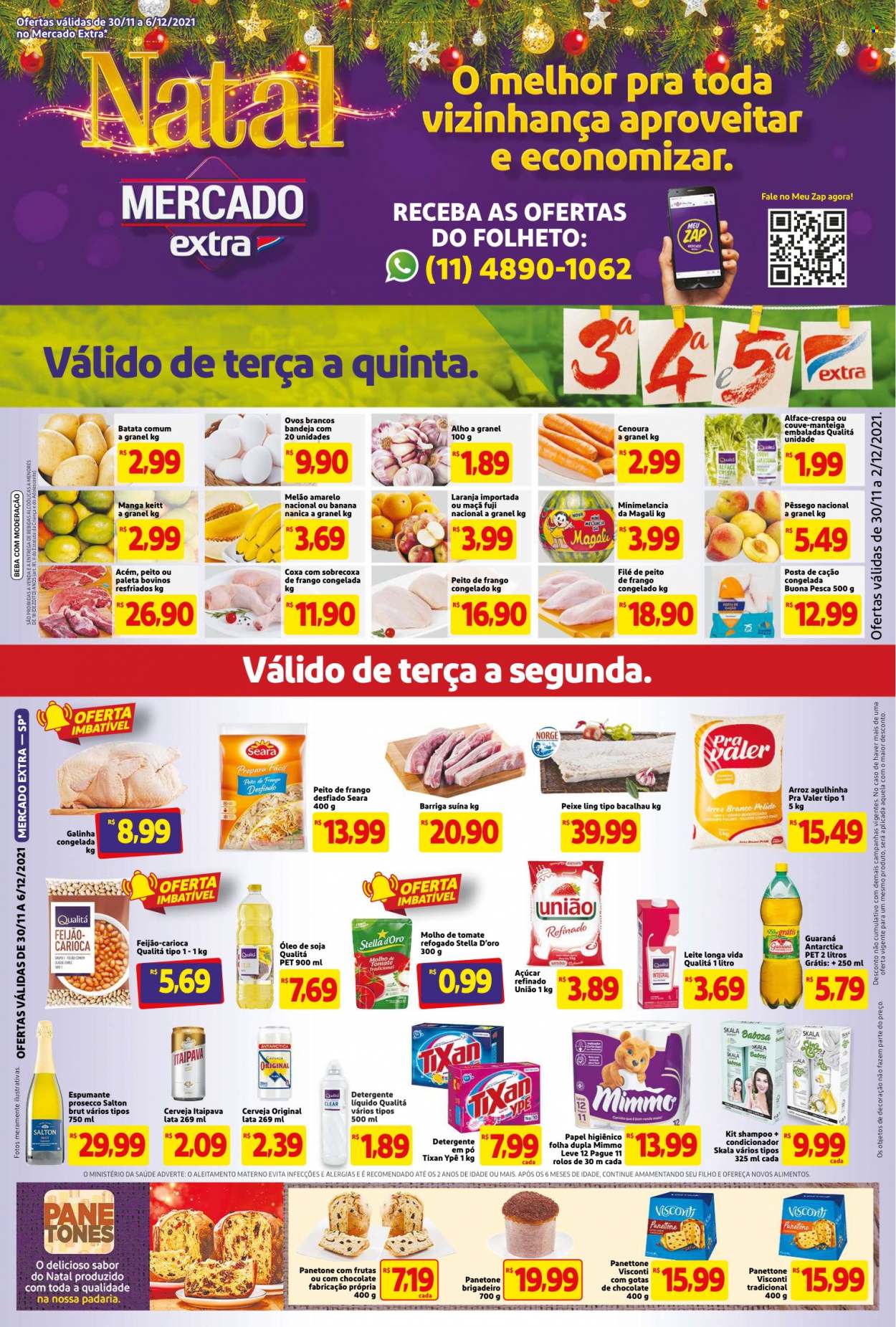 Encarte Mercado Extra  - 30.11.2021 - 06.12.2021.