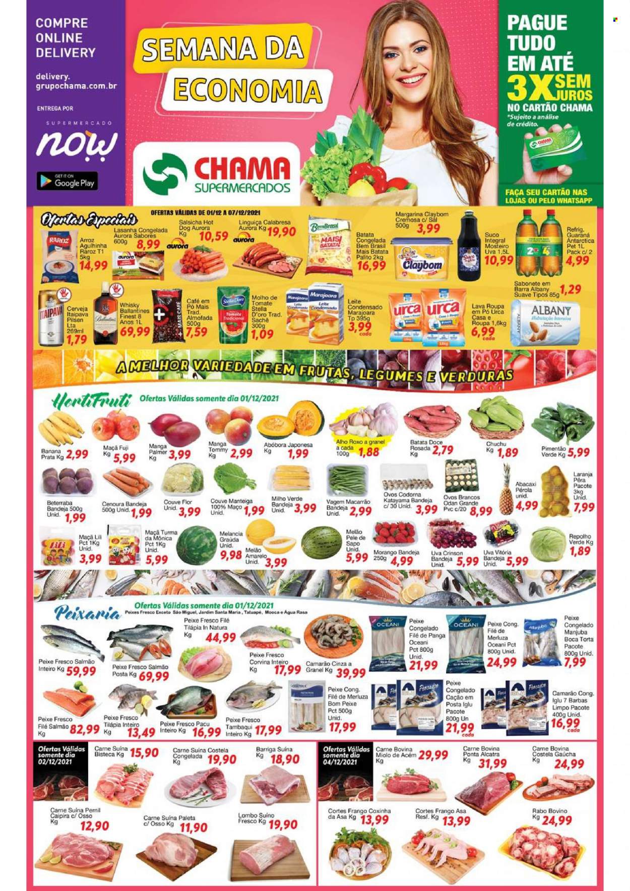 Encarte Chama Supermercados  - 01.12.2021 - 07.12.2021.