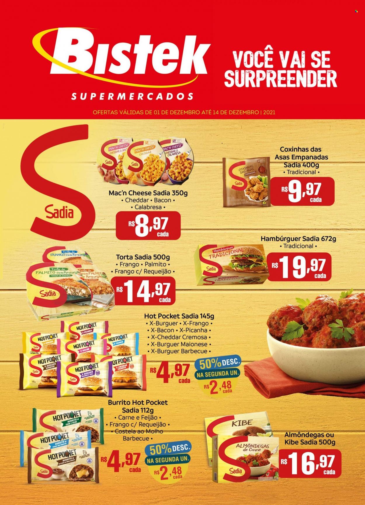 Encarte Bistek Supermercados  - 01.12.2021 - 14.12.2021.