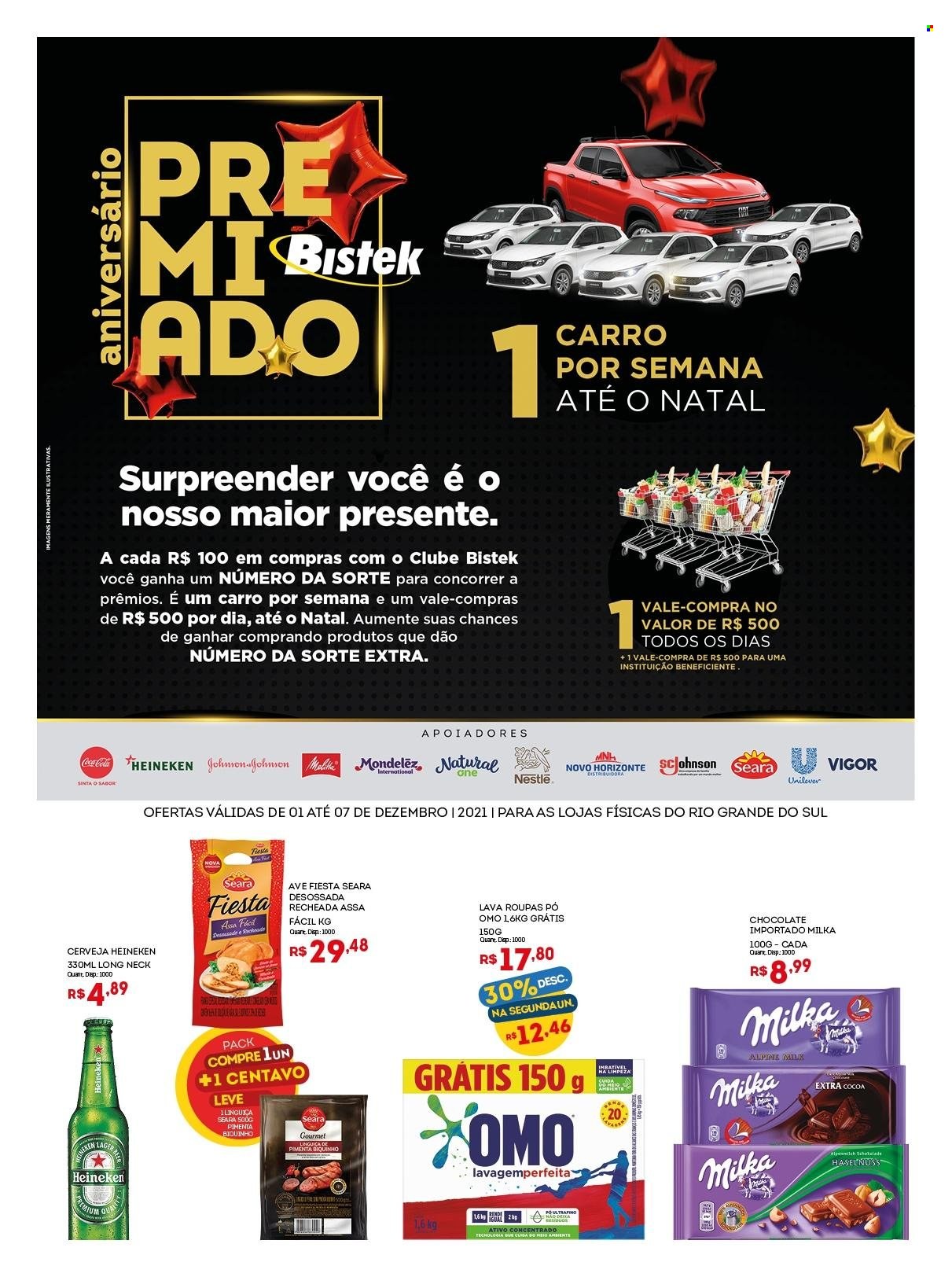 Encarte Bistek Supermercados  - 01.12.2021 - 07.12.2021.