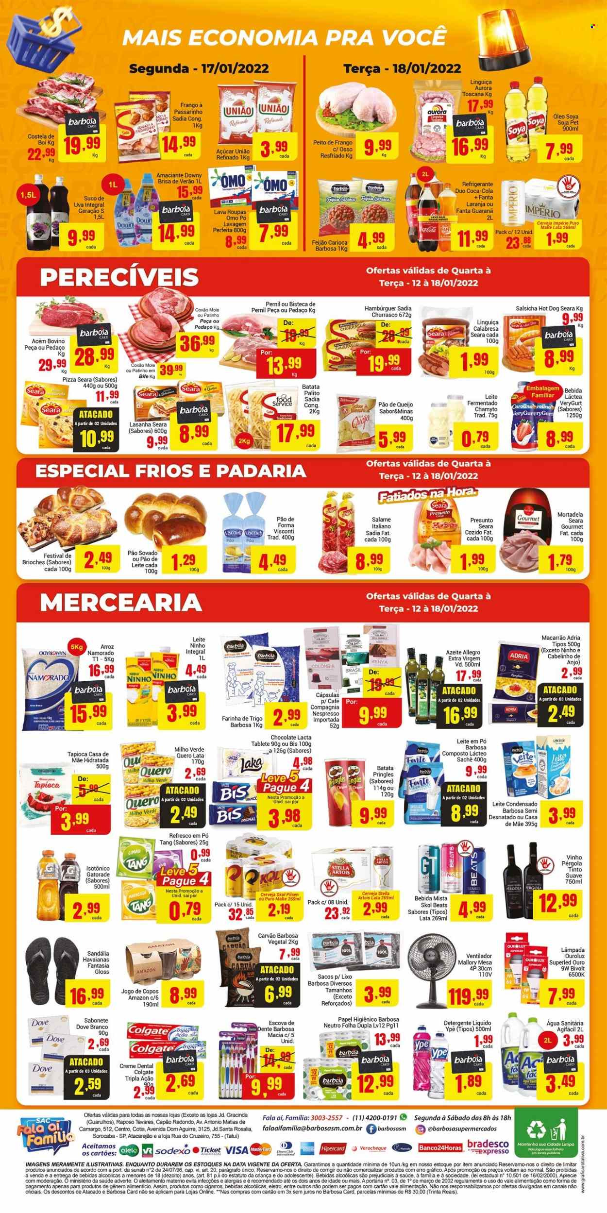 Encarte Barbosa Supermercados  - 12.01.2022 - 18.01.2022.