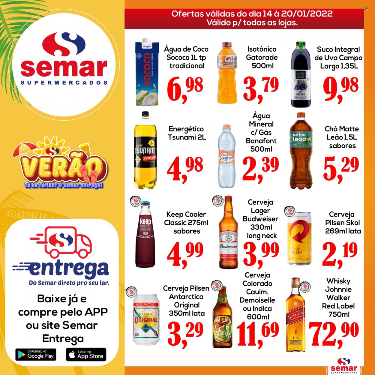 Encarte Semar Supermercados  - 14.01.2022 - 20.01.2022.
