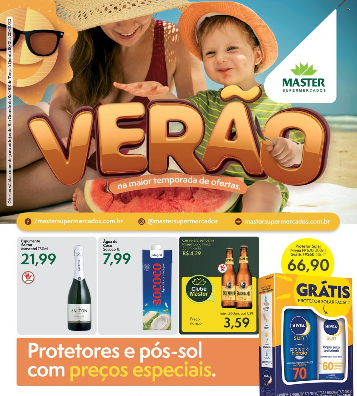 Encarte Master Supermercados  - 18.01.2022 - 20.01.2022.