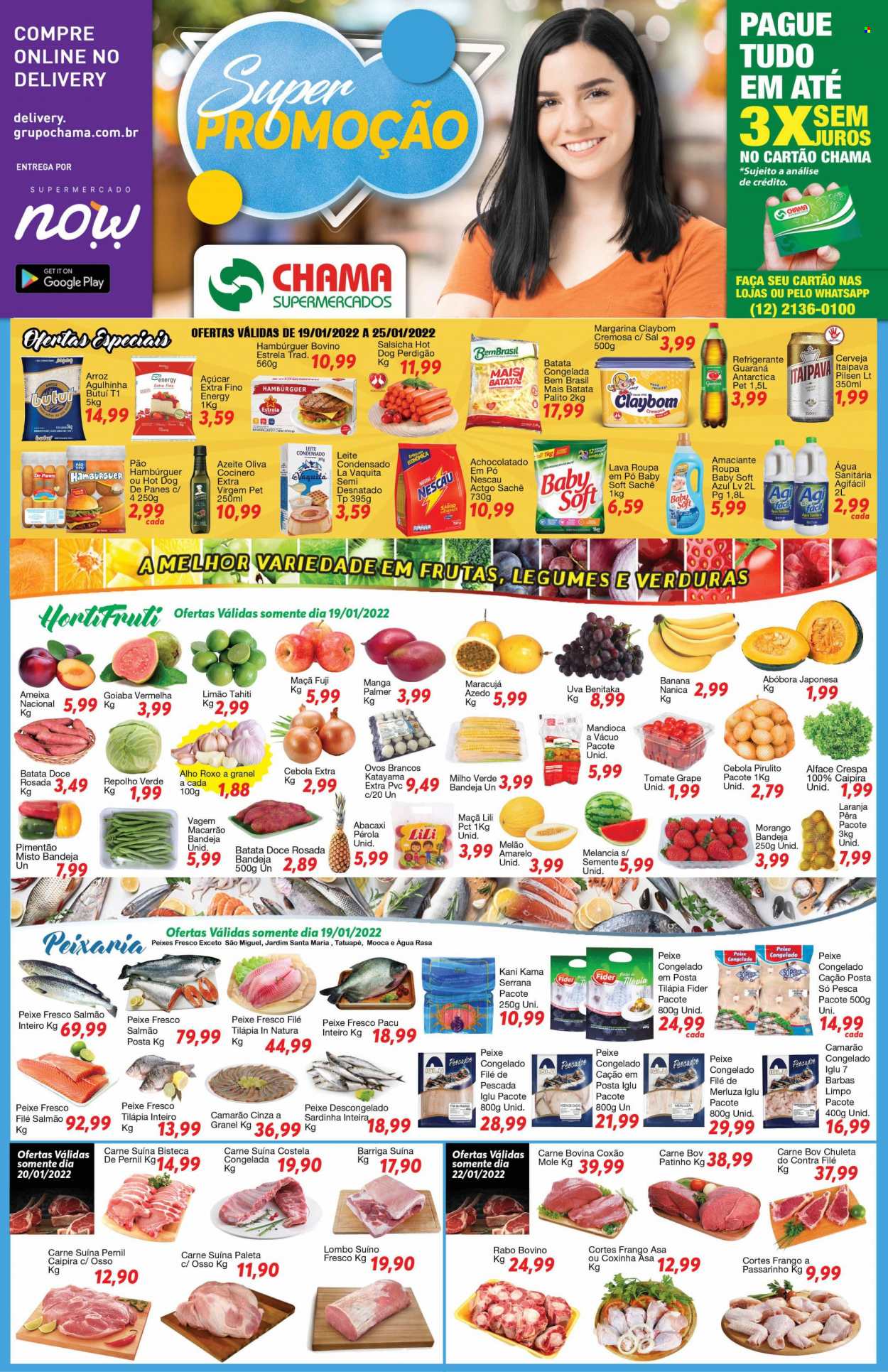 Encarte Chama Supermercados  - 19.01.2022 - 25.01.2022.