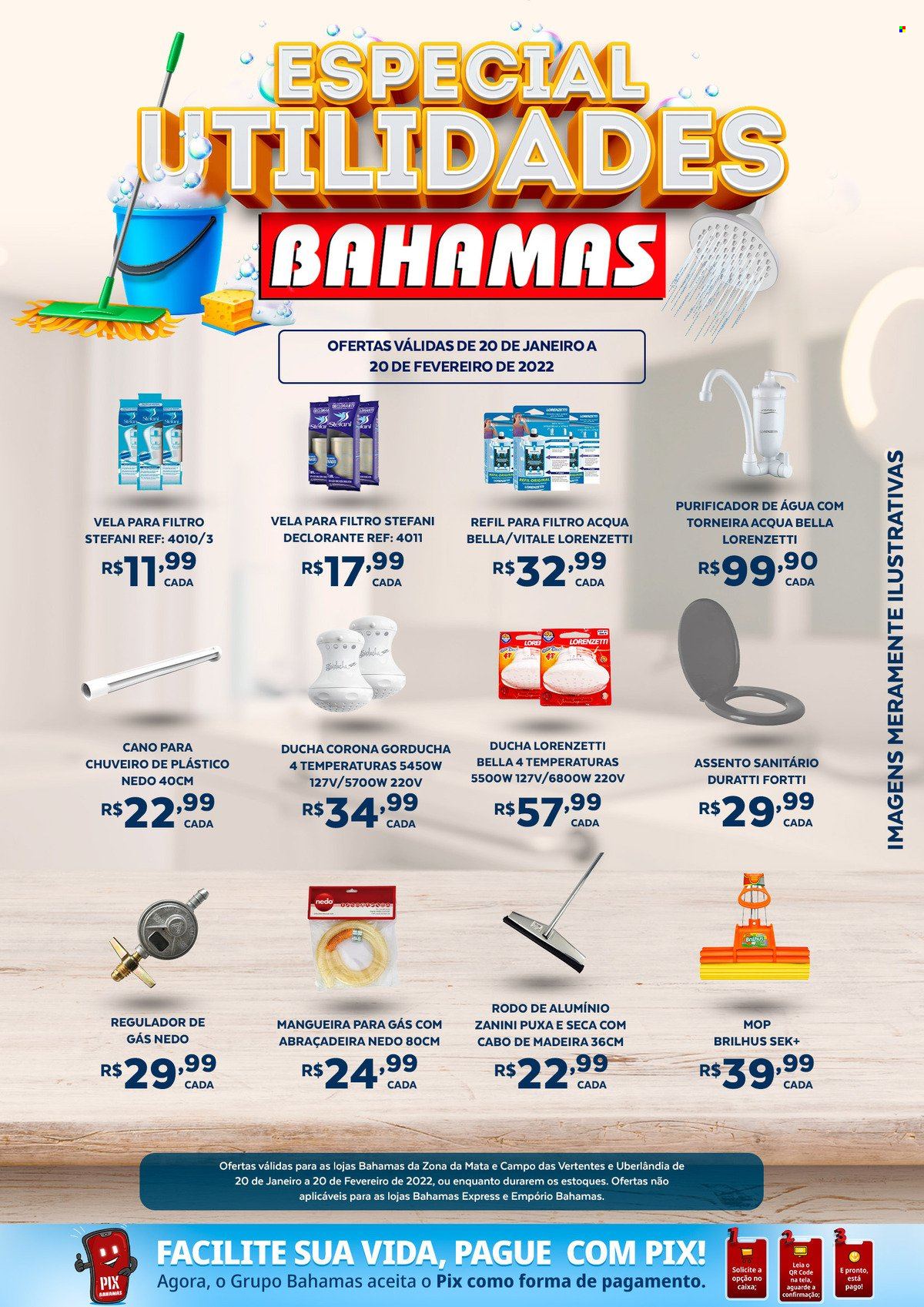 Encarte Bahamas Supermercados  - 20.01.2022 - 20.02.2022.
