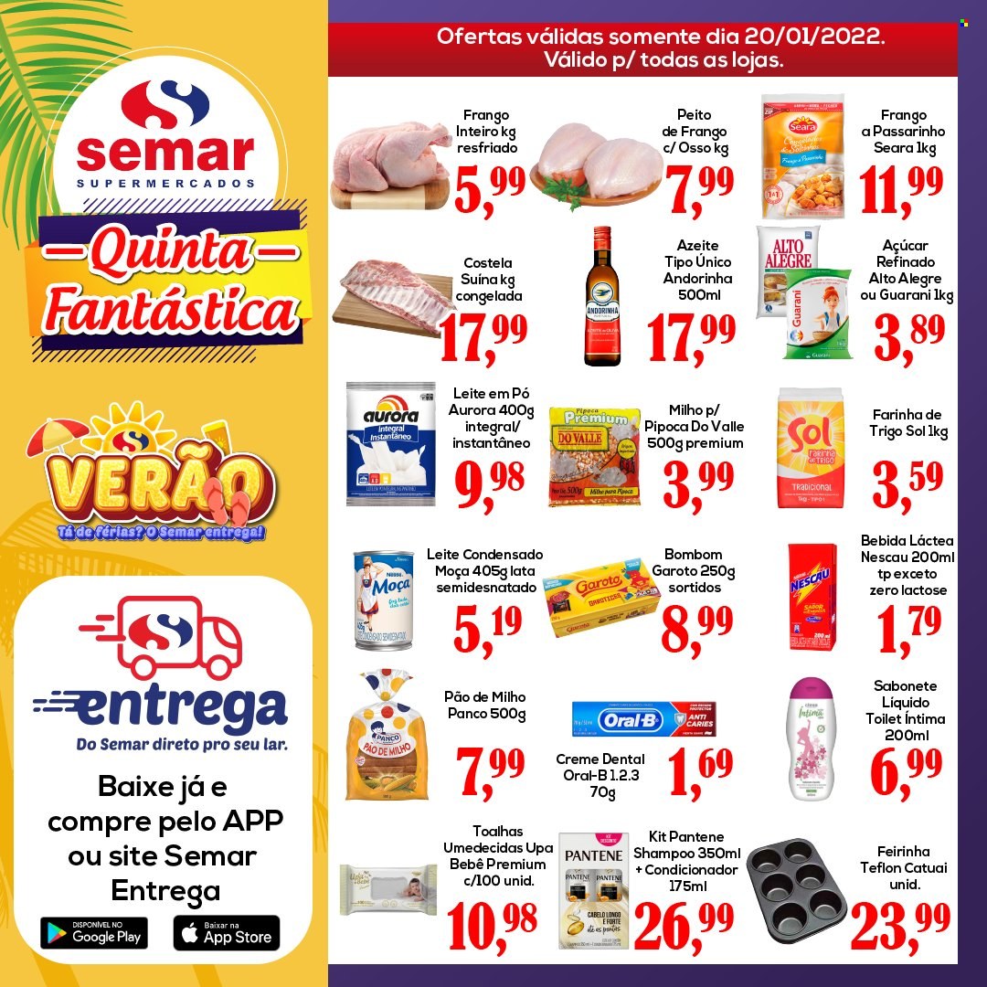 Encarte Semar Supermercados  - 20.01.2022 - 20.01.2022.