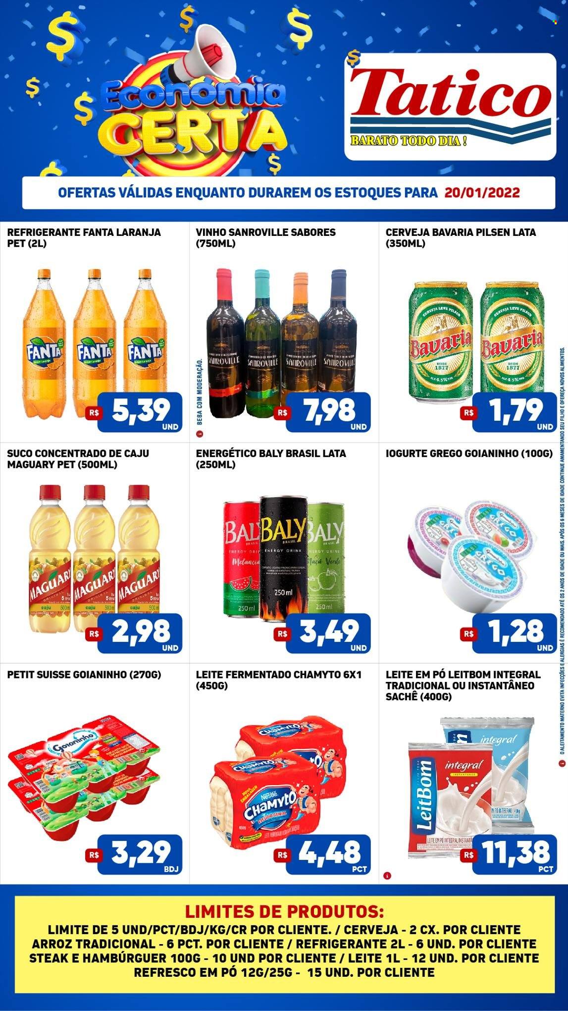 Encarte Supermercados Tatico  - 20.01.2022 - 20.01.2022.