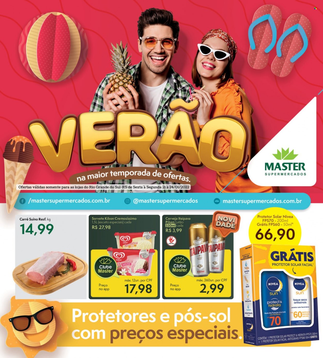 Encarte Master Supermercados  - 21.01.2022 - 24.01.2022.