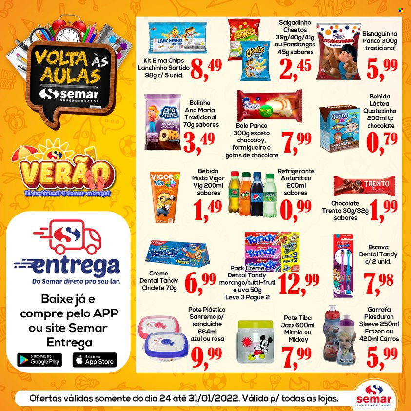 Encarte Semar Supermercados  - 24.01.2022 - 31.01.2022.