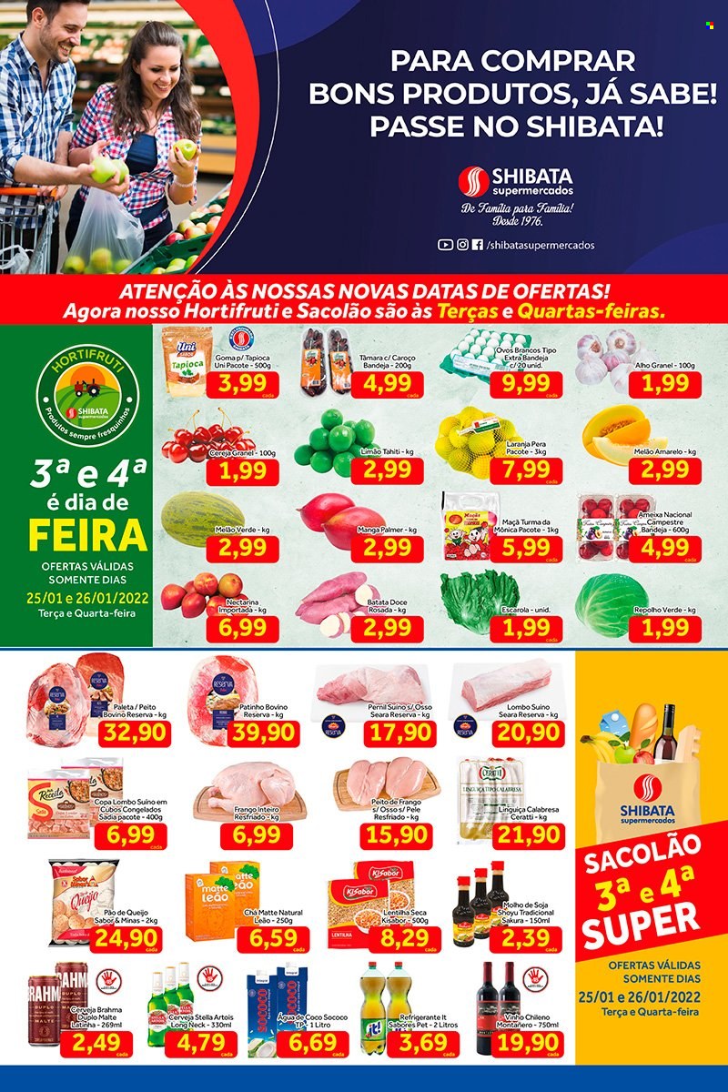Encarte Shibata Supermercados  - 25.01.2022 - 31.01.2022.