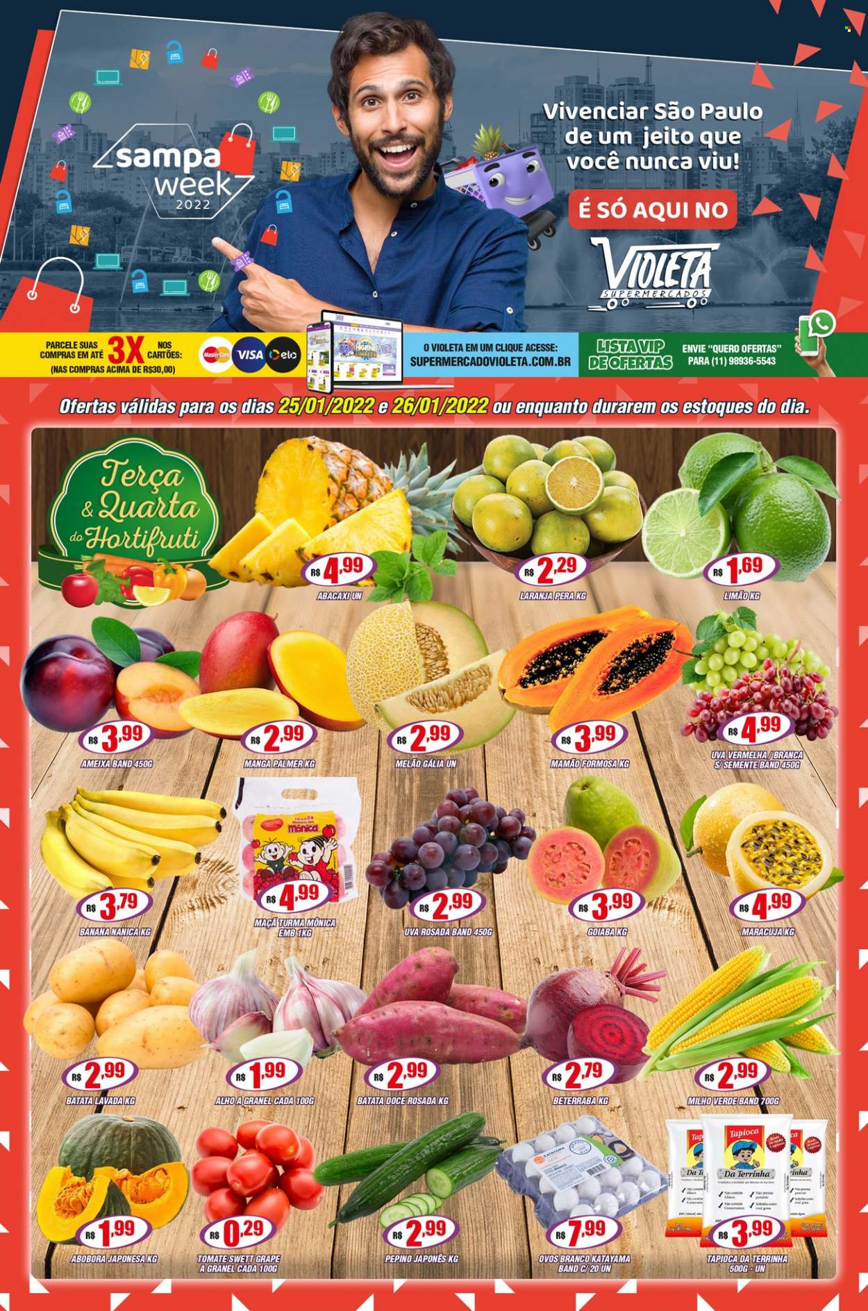 Encarte Supermercado Violeta  - 25.01.2022 - 26.01.2022.