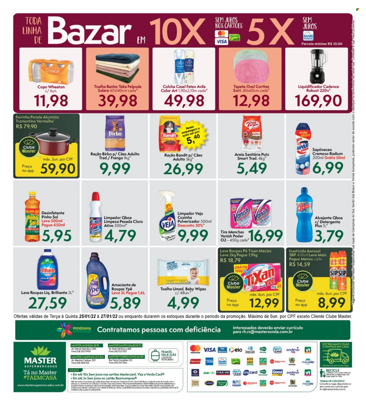Encarte Master Supermercados  - 25.01.2022 - 27.01.2022.