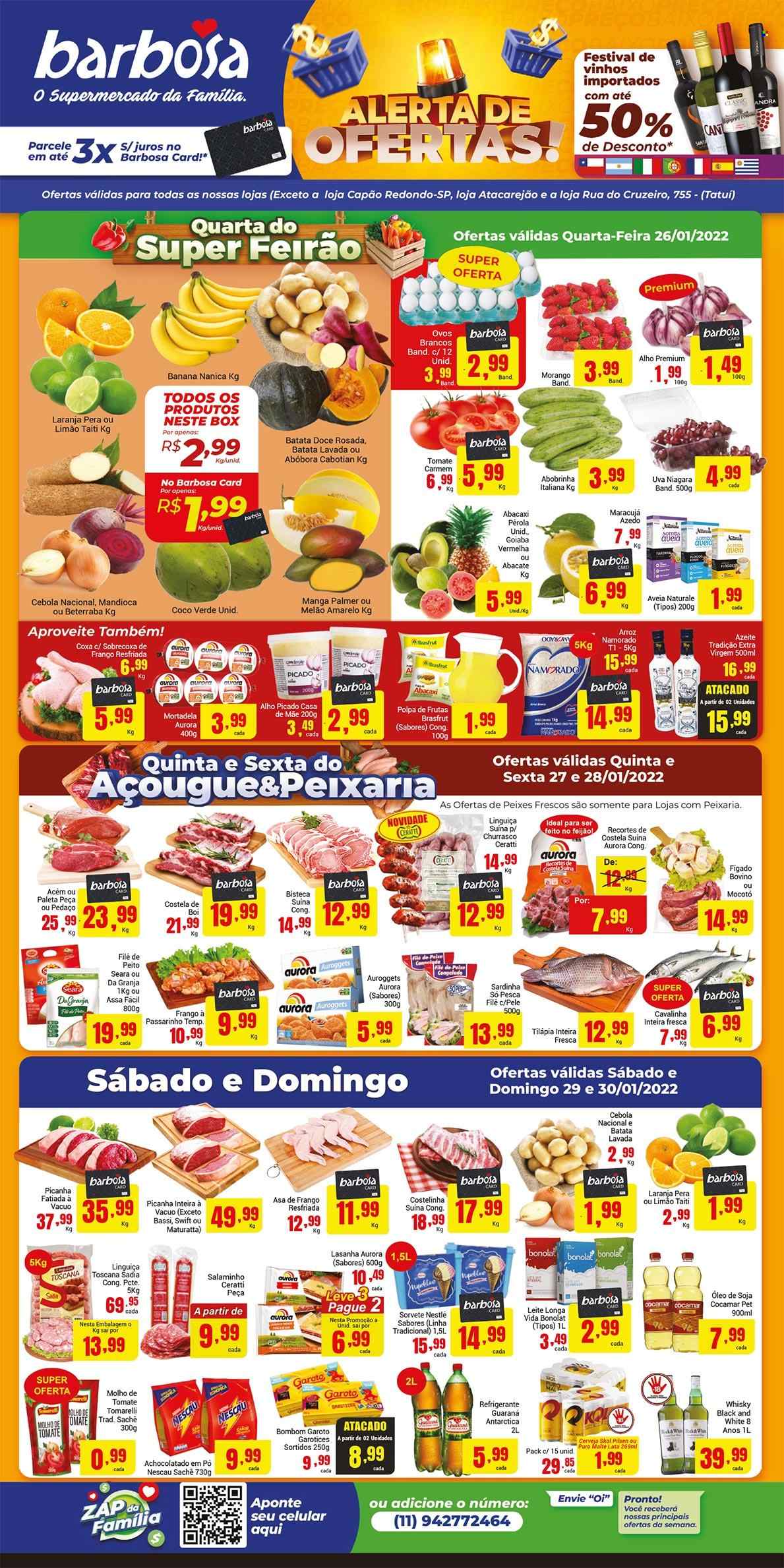Encarte Barbosa Supermercados  - 26.01.2022 - 01.02.2022.