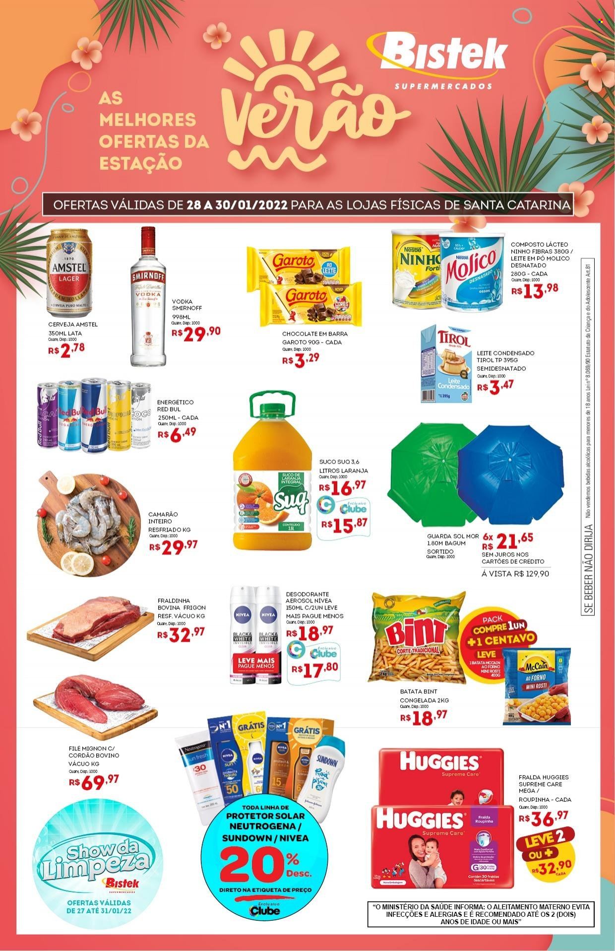Encarte Bistek Supermercados  - 28.01.2022 - 30.01.2022.