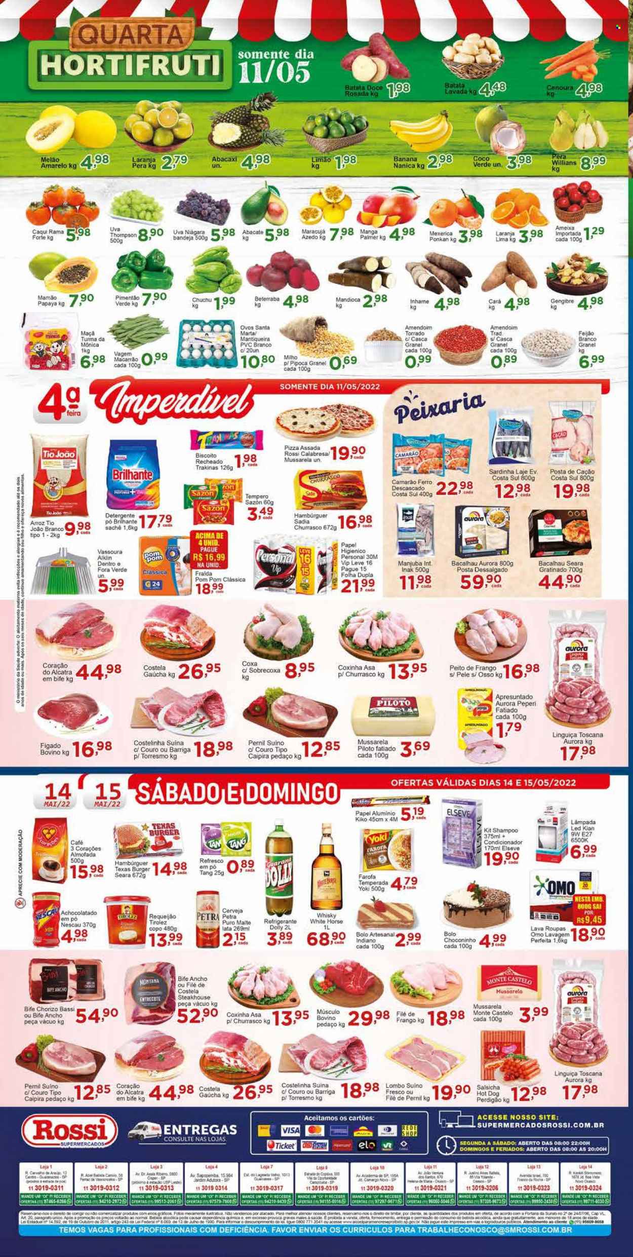Encarte Rossi Supermercados  - 11.05.2022 - 17.05.2022.