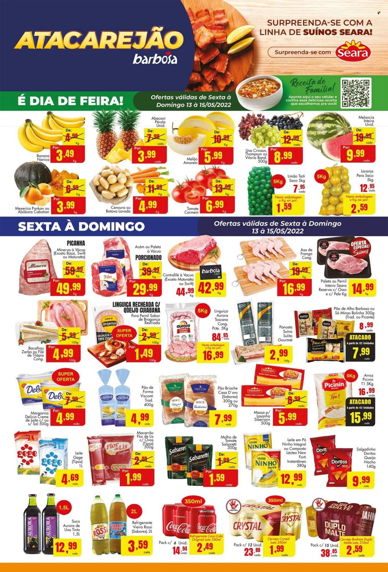 Encarte Barbosa Supermercados  - 13.05.2022 - 19.05.2022.