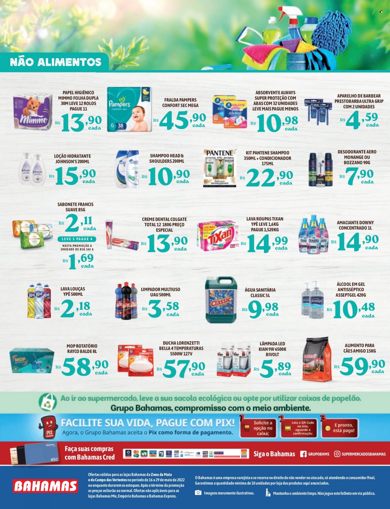 Encarte Bahamas Supermercados  - 16.05.2022 - 29.05.2022.