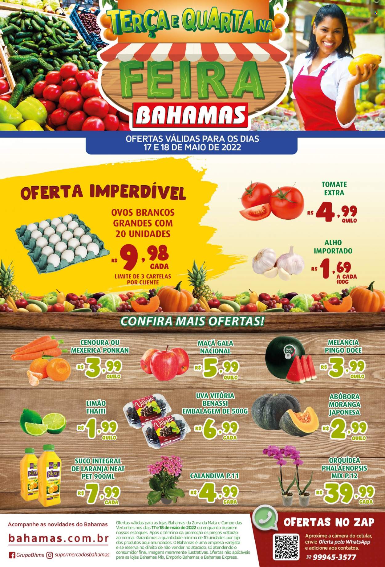 Encarte Bahamas Supermercados  - 17.05.2022 - 18.05.2022.