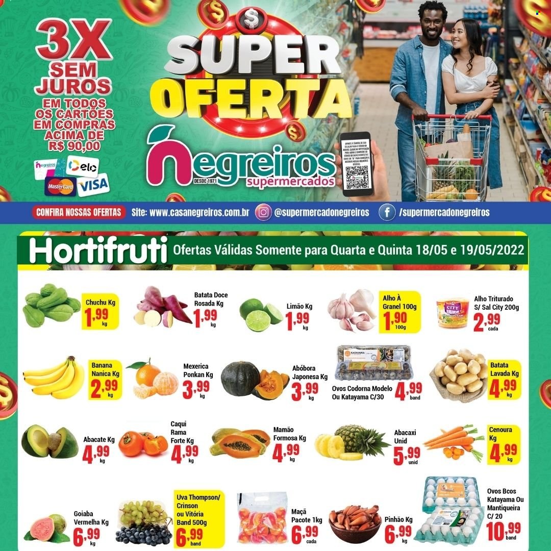 Encarte Supermercado Negreiros  - 18.05.2022 - 24.05.2022.