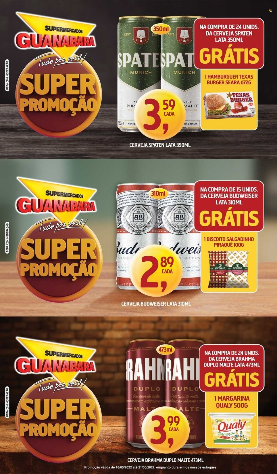 Encarte Supermercados Guanabara  - 18.05.2022 - 21.05.2022.