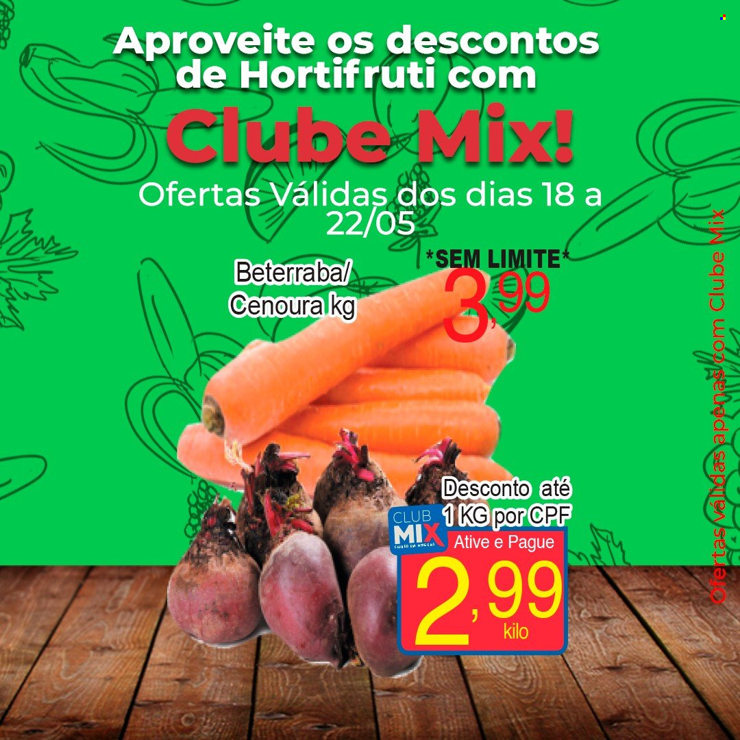 Encarte Mix Supermercados  - 18.05.2022 - 22.05.2022.