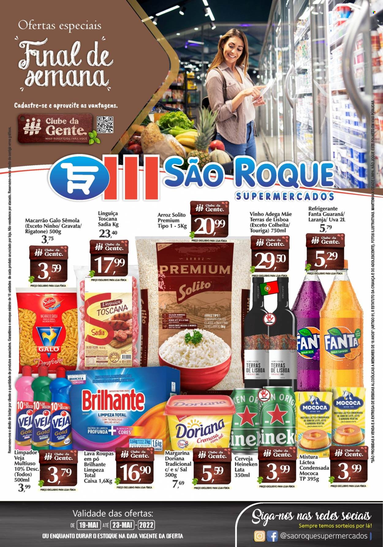 Encarte São Roque Supermercados  - 19.05.2022 - 23.05.2022.