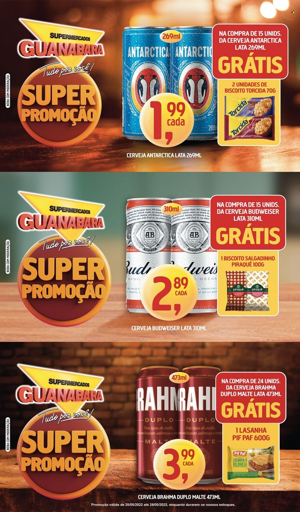 Encarte Supermercados Guanabara  - 25.05.2022 - 28.05.2022.