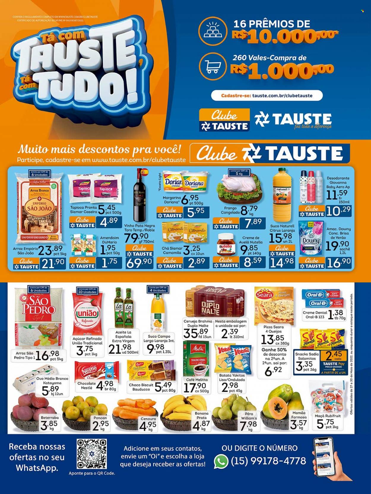 Encarte Tauste Supermercados  - 27.05.2022 - 30.05.2022.