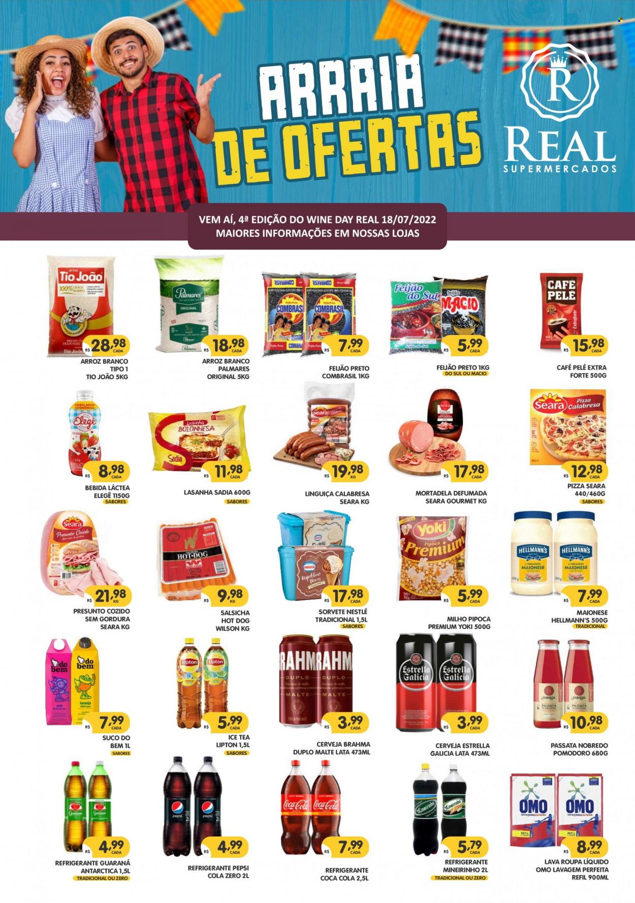 Encarte Supermercados Real  - 16.06.2022 - 30.06.2022.