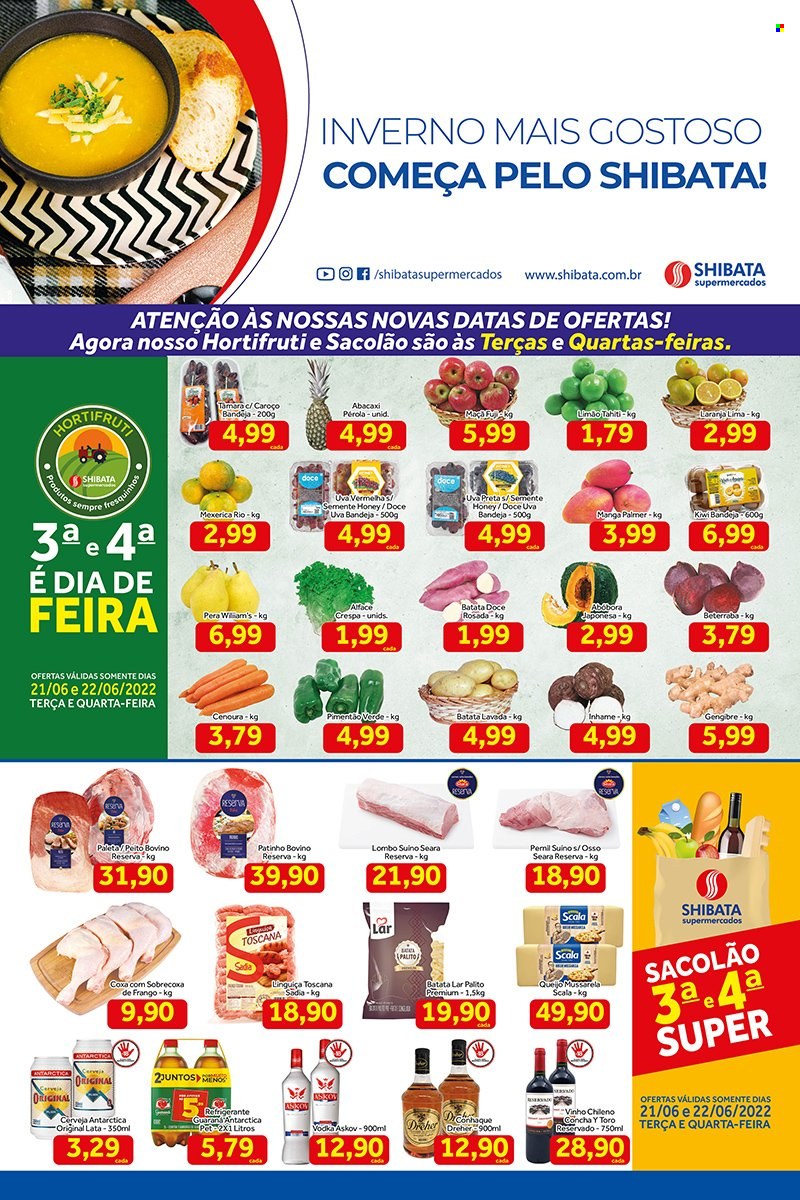 Encarte Shibata Supermercados  - 21.06.2022 - 27.06.2022.