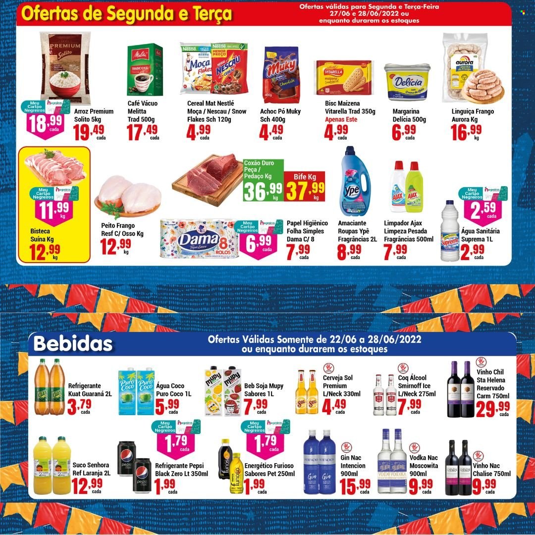 Encarte Supermercado Negreiros  - 22.06.2022 - 28.06.2022.