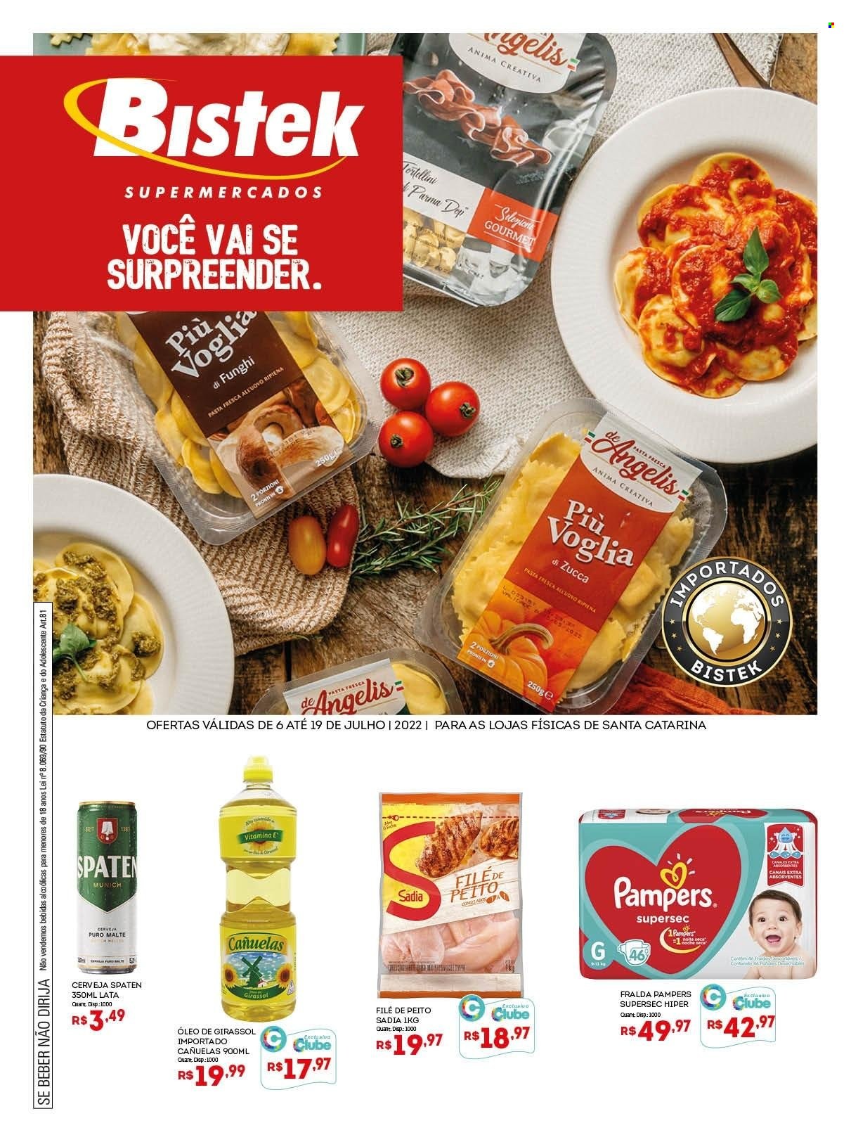 Encarte Bistek Supermercados  - 06.07.2022 - 19.07.2022.