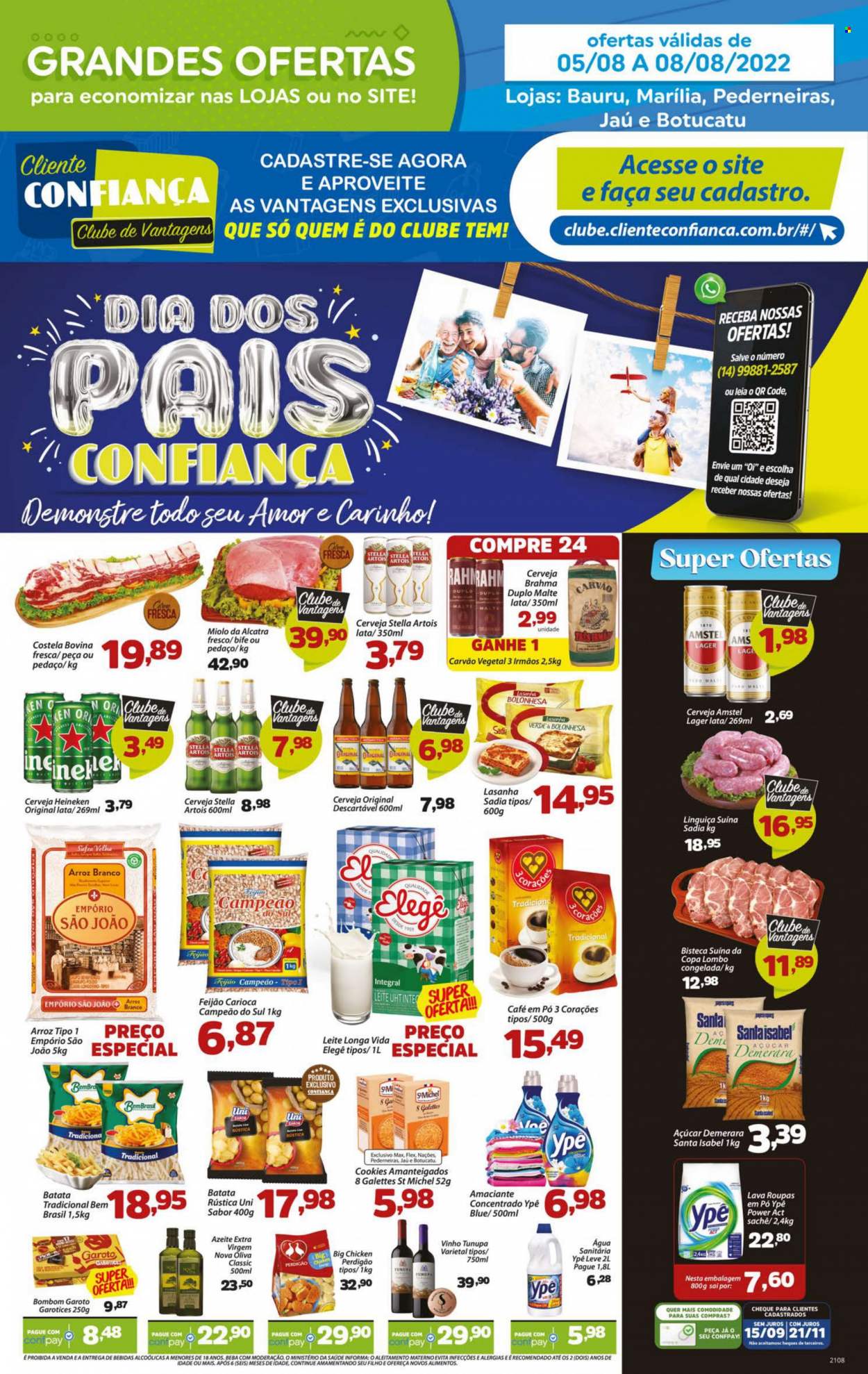 Encarte Confiança Supermercados  - 05.08.2022 - 08.08.2022.