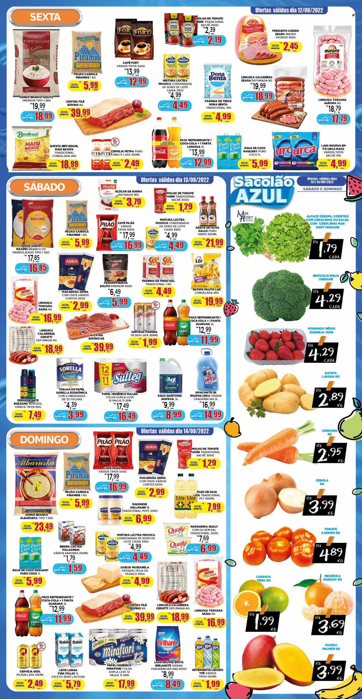 Encarte Supermercado Estrela Azul  - 08.08.2022 - 17.08.2022.