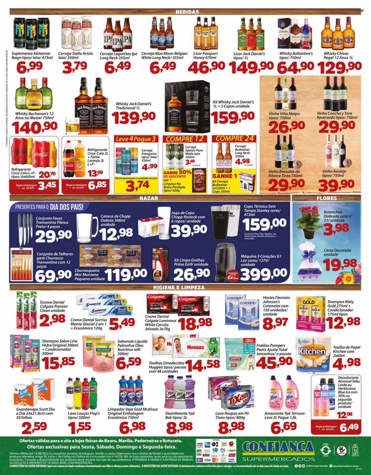 Encarte Confiança Supermercados  - 12.08.2022 - 15.08.2022.