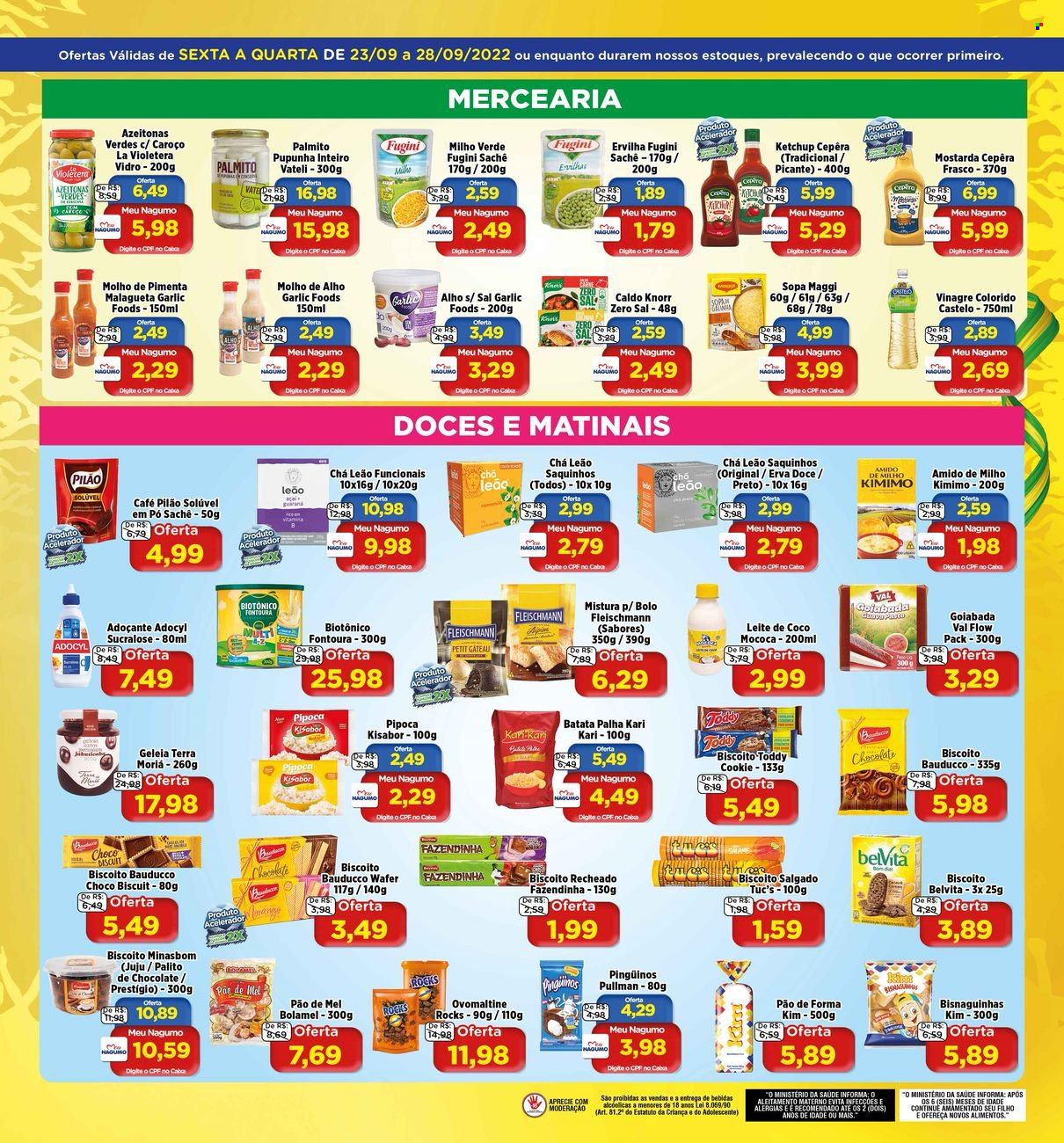 Encarte Supermercados Nagumo  - 23.09.2022 - 28.09.2022.