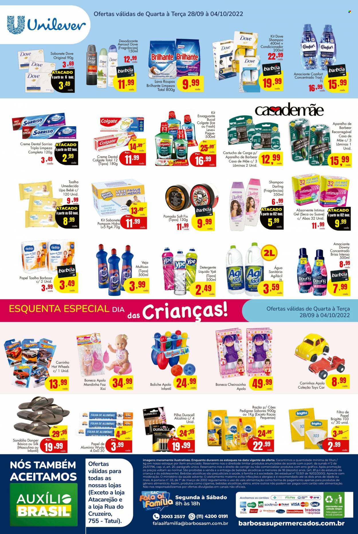 Encarte Barbosa Supermercados  - 28.09.2022 - 04.10.2022.