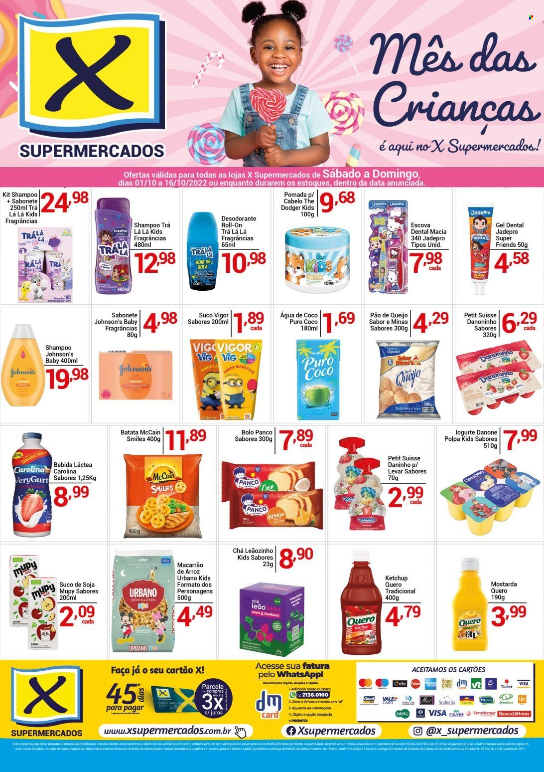 Encarte X Supermercados  - 01.10.2022 - 16.10.2022.