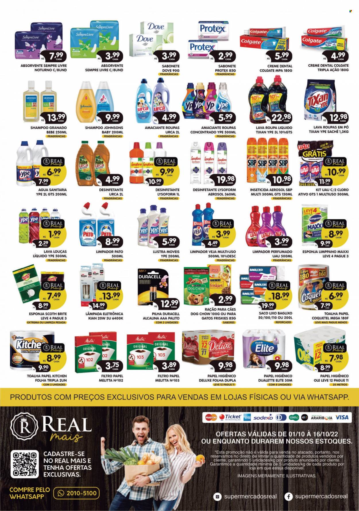 Encarte Supermercados Real  - 01.10.2022 - 16.10.2022.