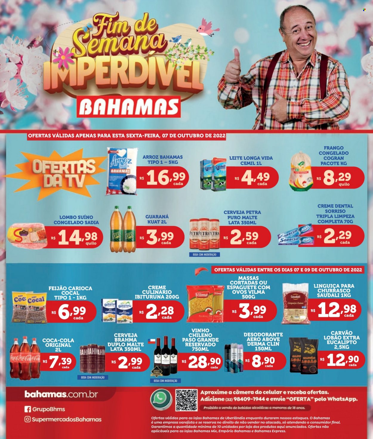 Encarte Bahamas Supermercados  - 07.10.2022 - 09.10.2022.