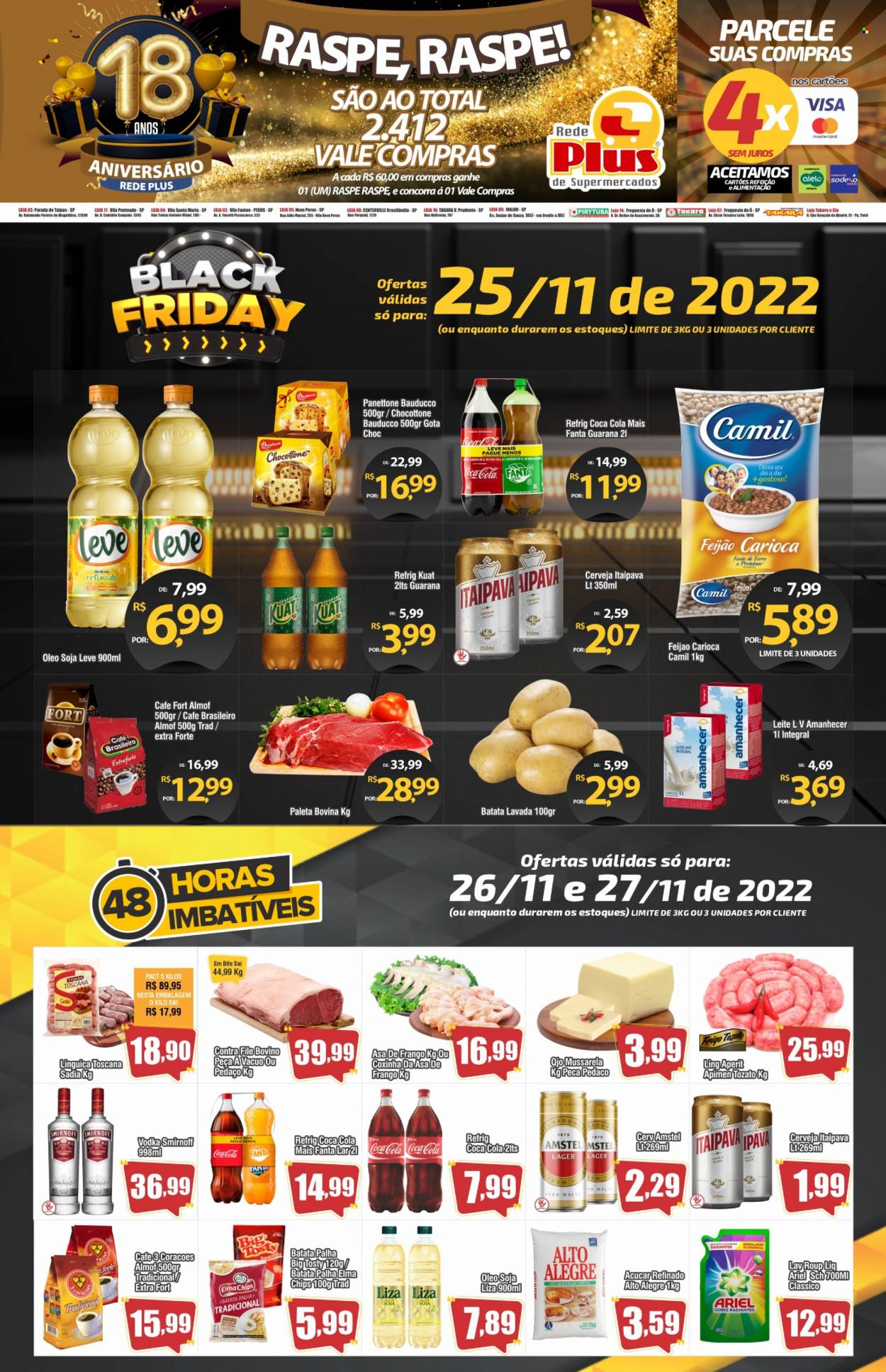 Encarte Rede Plus Supermercados  - 25.11.2022 - 28.11.2022.