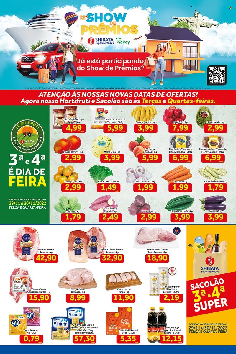 Encarte Shibata Supermercados  - 29.11.2022 - 05.12.2022.