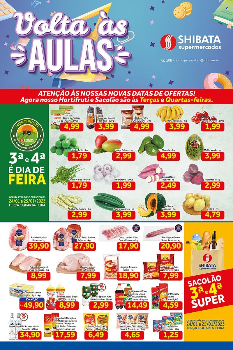 Encarte Shibata Supermercados  - 24.01.2023 - 30.01.2023.