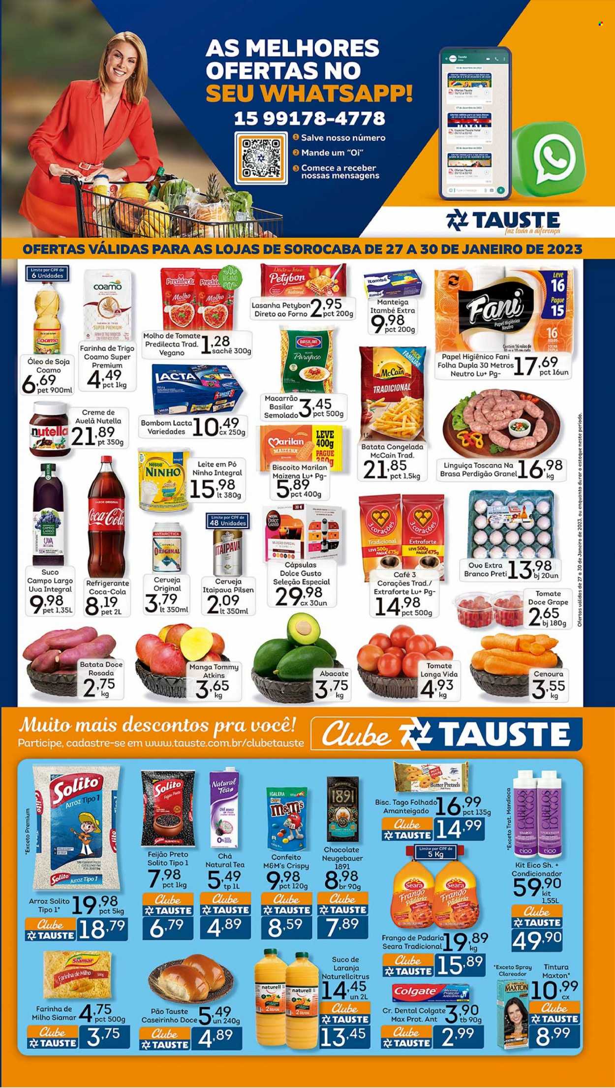 Encarte Tauste Supermercados  - 27.01.2023 - 30.01.2023.