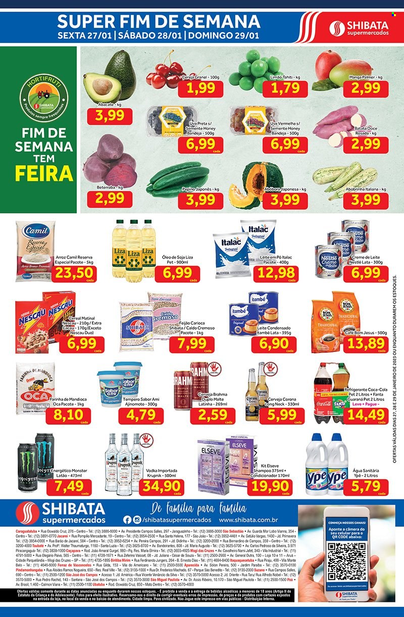 Encarte Shibata Supermercados  - 27.01.2023 - 29.01.2023.