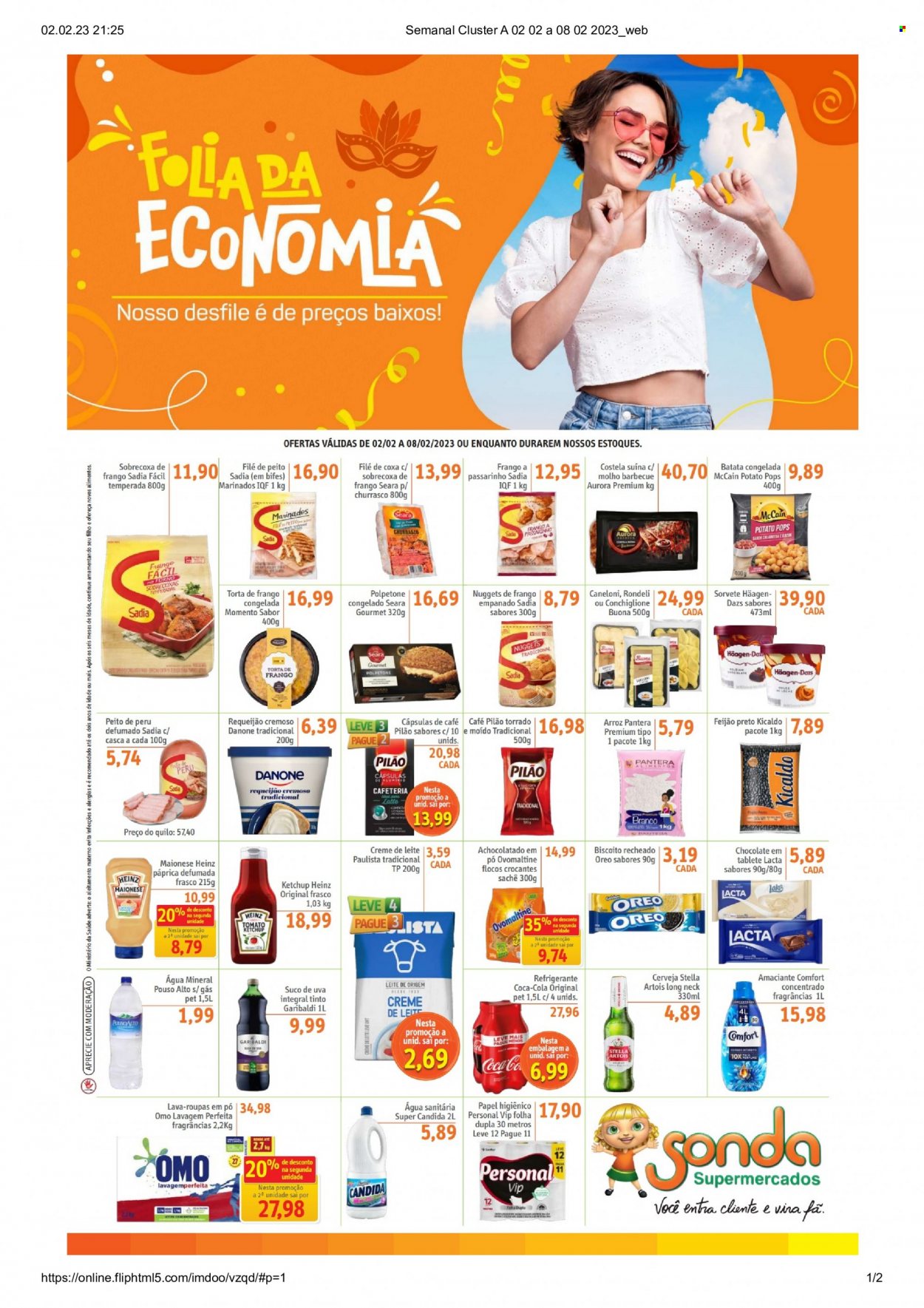 Encarte Sonda Supermercados  - 02.02.2023 - 08.02.2023.