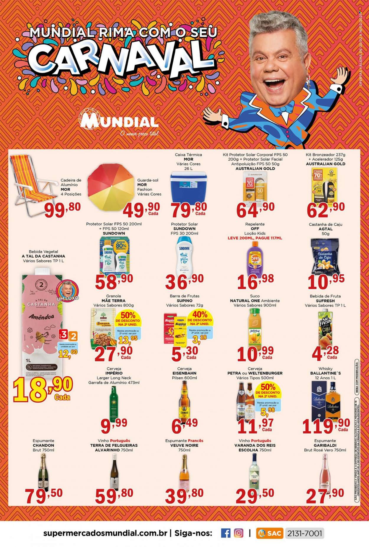 Encarte Supermercados Mundial  - 03.02.2023 - 16.02.2023.