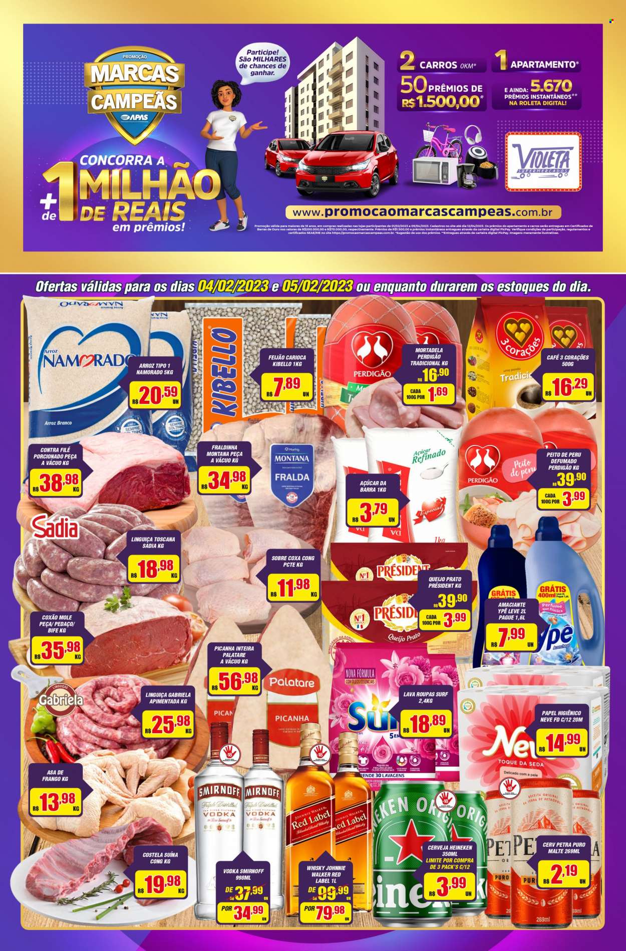 Encarte Supermercado Violeta  - 04.02.2023 - 05.02.2023.