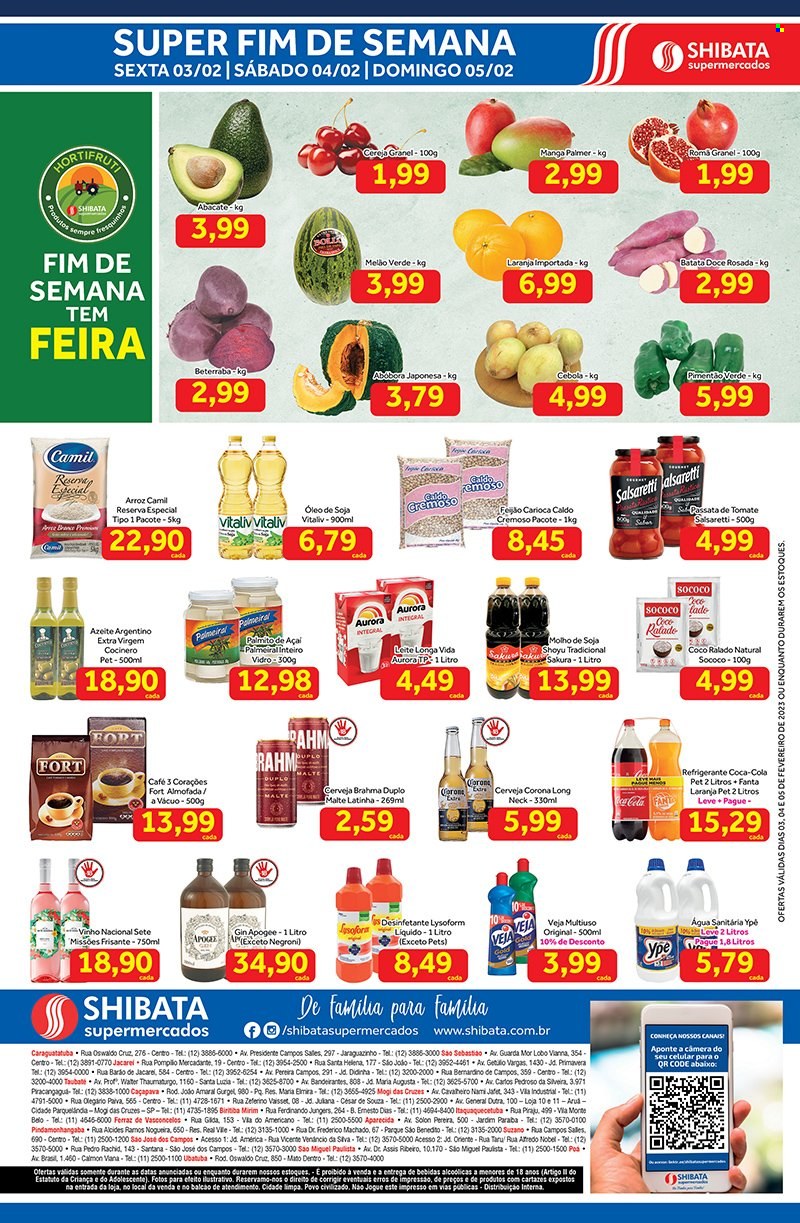 Encarte Shibata Supermercados  - 03.02.2023 - 05.02.2023.
